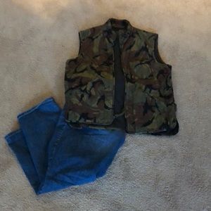 J. Crew Camouflage vest
